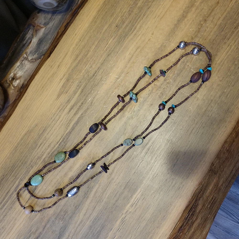 Silpada Multi Stone LONG Necklace